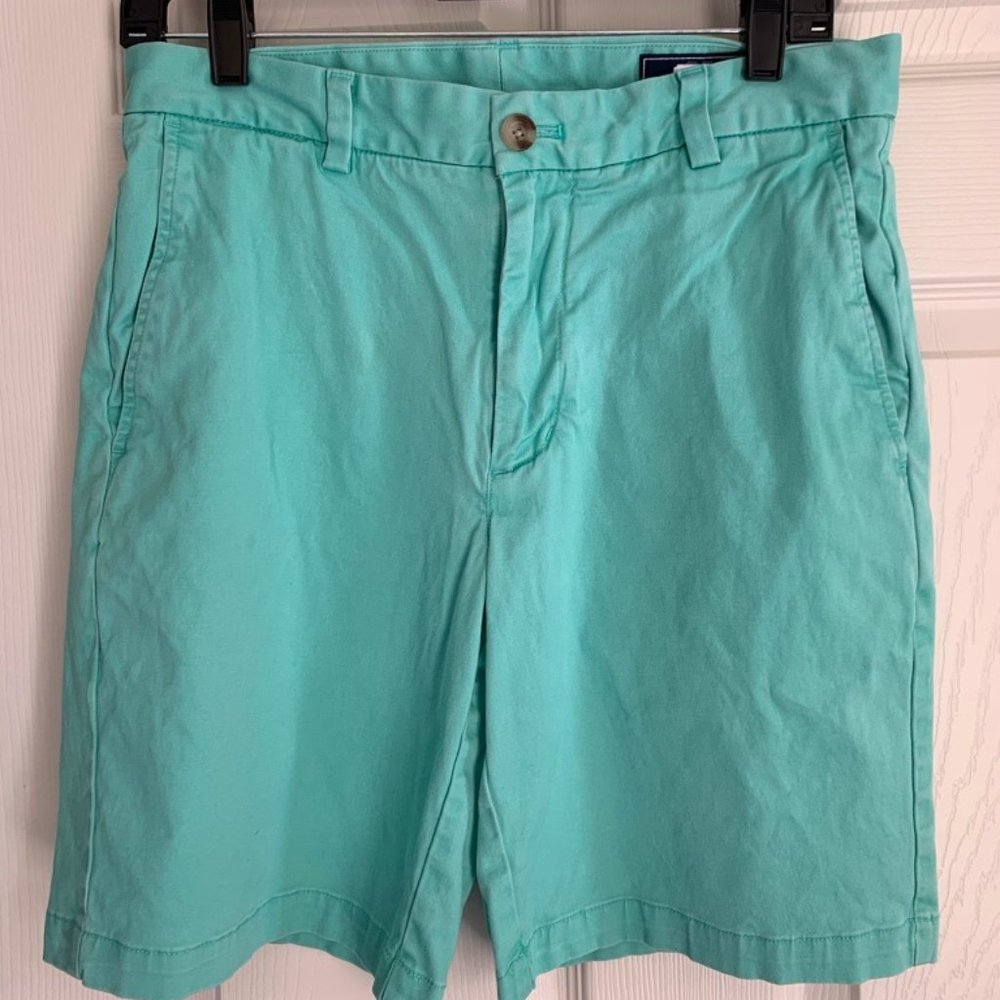 VINEYARD VINES~Size 31~Mens 9" Teal Breaker Shorts